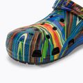 Women's Crocs Baya Seasonal Printed Clog black/multi slides 8