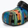 Crocs Baya Graphic Clog black/multi children's slides 8