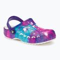 Crocs Baya Seasonal Printed Clog white/multi junior slides 2