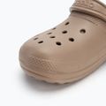 Crocs Classic Lined Clog mushroom/bone slides 8