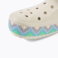 Crocs Bayaband Chevron Band Clog stucco/multi slides 8