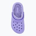 Crocs Classic Lined digital violet children's slides 6