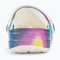 Crocs Classic Spray Dye white/multi children's slides 7