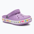 Children's Crocs Bayaband Charm Band Clogs orchid