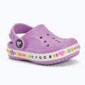 Crocs Bayaband Charm Band Clog Toddler orchid slides