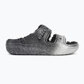 Crocs Classic Cozzzy Glitter Sandal black/silver flip-flops 2