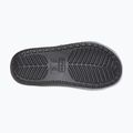 Crocs Classic Cozzzy Glitter Sandal black/silver flip-flops 6
