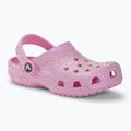 Crocs Classic Glitter Clog flamingo children's slides 2