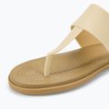 Women's Crocs Tulum Flip vanilla flip flops 7