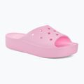 Women's Crocs Classic Platform flamingo slides