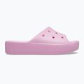 Women's Crocs Classic Platform flamingo slides 9