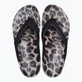 Women's Crocs Kadee II Graphic black/multi animal flip flops 11
