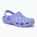 Crocs Classic Crocskin moon jelly slides 2