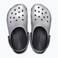 Crocs Classic silver/metallic slides 13