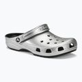 Crocs Classic silver/metallic slides