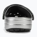 Crocs Classic silver/metallic slides 7