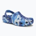 Crocs Classic Marbled Clog blue bolt/multi slides 2