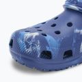 Crocs Classic Marbled Clog blue bolt/multi slides 8