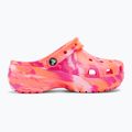 Women's Crocs Classic Platform Marbled guava/multi slides 3