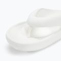 Crocs Mellow Recovery white flip flops 7