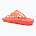 Women's Crocs Splash Glossy Strappy slides neon watermelon 3