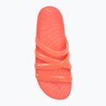 Women's Crocs Splash Glossy Strappy slides neon watermelon 5