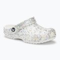 Crocs Classic Starry Glitter white children's slides