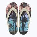 Women's Crocs Classic Platform Retro Resort bone/multi flip flops 11