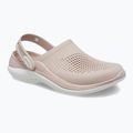 Women's Crocs LiteRide 360 Clog pink clay/white slides
