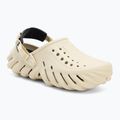 Slides Crocs Echo Clog bone/black 2