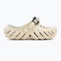 Slides Crocs Echo Clog bone/black 3