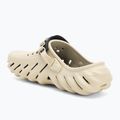 Slides Crocs Echo Clog bone/black 4