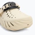 Slides Crocs Echo Clog bone/black 8