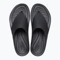 Crocs Brooklyn black women's flip flops 12