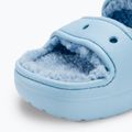 Crocs Classic Cozzzy blue calcite slides 7