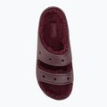 Crocs Classic Cozzzy dark cherry slides 5