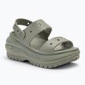 Women's Crocs Mega Crush elephant grey sandals 2