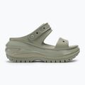 Women's Crocs Mega Crush elephant grey sandals 3