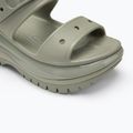 Women's Crocs Mega Crush elephant grey sandals 8