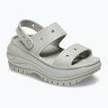 Women's Crocs Mega Crush elephant grey sandals 9