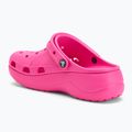 Crocs Baya Platform Clog flip flops electric pink 4