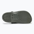 Crocs Classic Crocskin dusty olive slides 5