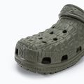 Crocs Classic Crocskin dusty olive slides 8
