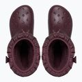Women's Crocs Classic Neo Puff Luxe dark cherry snow boots 11