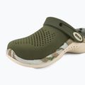 Crocs LiteRide 360 Marbled Clog army green/multi slides 8