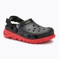 Crocs Duet Max II Clog black/varsity red slides 2