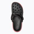 Crocs Duet Max II Clog black/varsity red slides 6