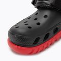 Crocs Duet Max II Clog black/varsity red slides 7
