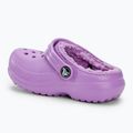 Crocs Classic Lined orchid children's slides 4