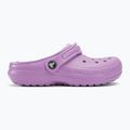 Crocs Classic Lined orchid children's slides 3